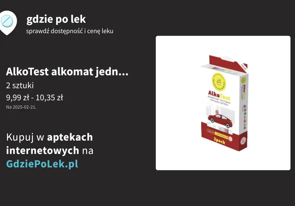 Ile kosztuje alkomat w aptece? Ceny, które Cię zaskoczą
