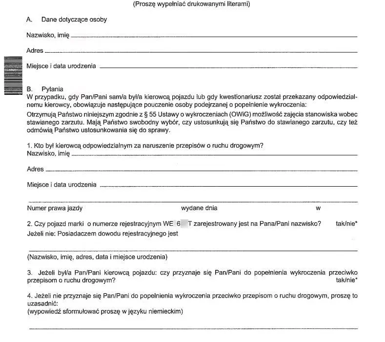 Jak prawidłowo wypełnić niemiecki mandat i uniknąć problemów – krok po kroku